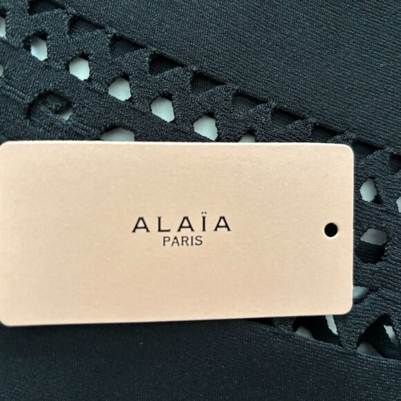 ALAIA:  Vienne Mini Skirt Black - size 36 , worn twice - Picture 7 of 9